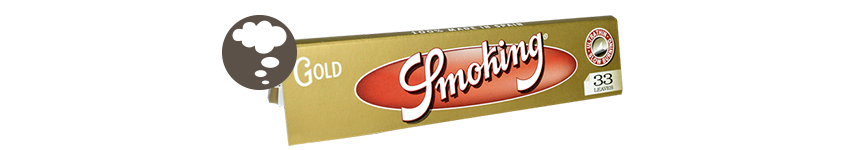 BLÄTTCHEN SMOKING GOLD KING SIZE